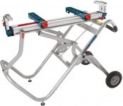 BOSCH Portable Gravity-Rise Wheeled Miter Saw Stand T4B