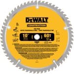 DEWALT DW3106P5-10 Inch saw blade