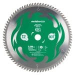 Metabo HPT | 12-Inch Miter Saw Blade | 80T, Fine Finish | 1" Arbor, Thin Kerf | 5500 Max Rpm | 115436M
