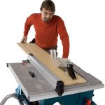 Bosch Power Tools 4100-10 Tablesaw - 10 Inch Jobsite Table Saw with 25 Inch Cutting Capacity and Portable Folding Table Stand