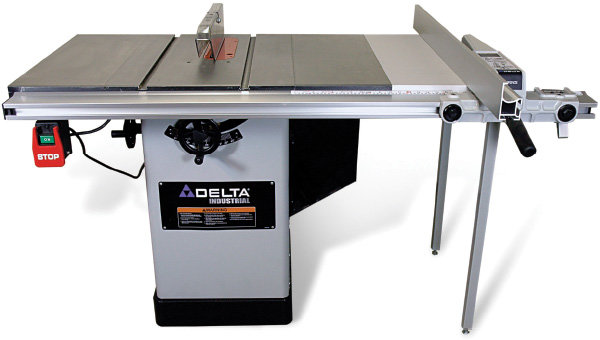 DELTA 36 715 Hybrid 10 Inch Left Tilt 1 3 4 Horsepower Intermediate Saw with T2 30 Inch Fence and 2 Cast Iron Extension Wings. - What is a Hybrid Table Saw? - HandyMan.Guide - What is a Hybrid Table Saw