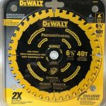 DEWALT 6-1/2-Inch Circular Saw Blade, 40-Tooth (DW9196)
