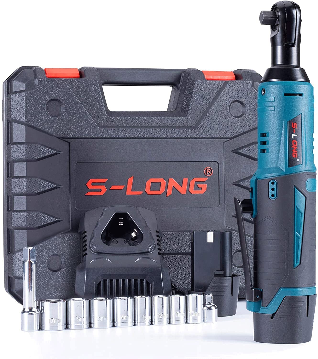 S-LONG Cordless Electric Ratchet Wrench Set