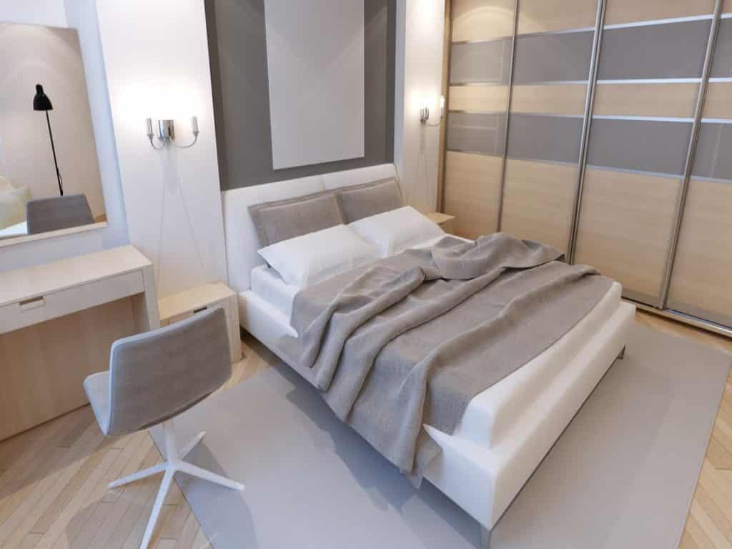 Master bedroom in light colors - 101 Inspiring Master Bedroom Remodel Ideas & Pictures - HandyMan.Guide - Master Bedroom