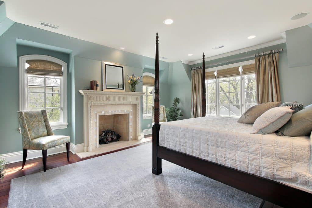 Master bedroom in luxury home 5 - 101 Inspiring Master Bedroom Remodel Ideas & Pictures - HandyMan.Guide - Master Bedroom