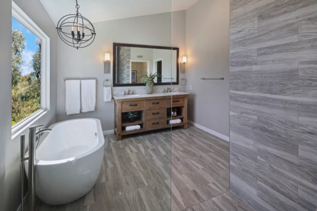 capistrano beach white diamond cabinets and design - 140 Beautiful Bathroom remodel Ideas & Pictures - HandyMan.Guide - Bathroom Ideas