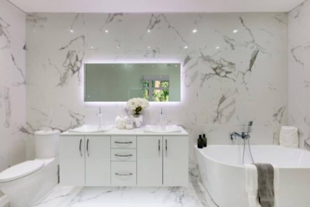 master bathroom at european styled home united signature - 140 Beautiful Bathroom remodel Ideas & Pictures - HandyMan.Guide - Bathroom Ideas
