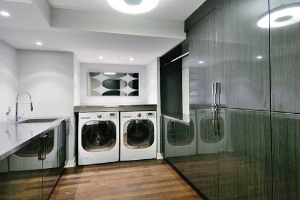 modern basement dresser homes - laundry room ideas - HandyMan.Guide -