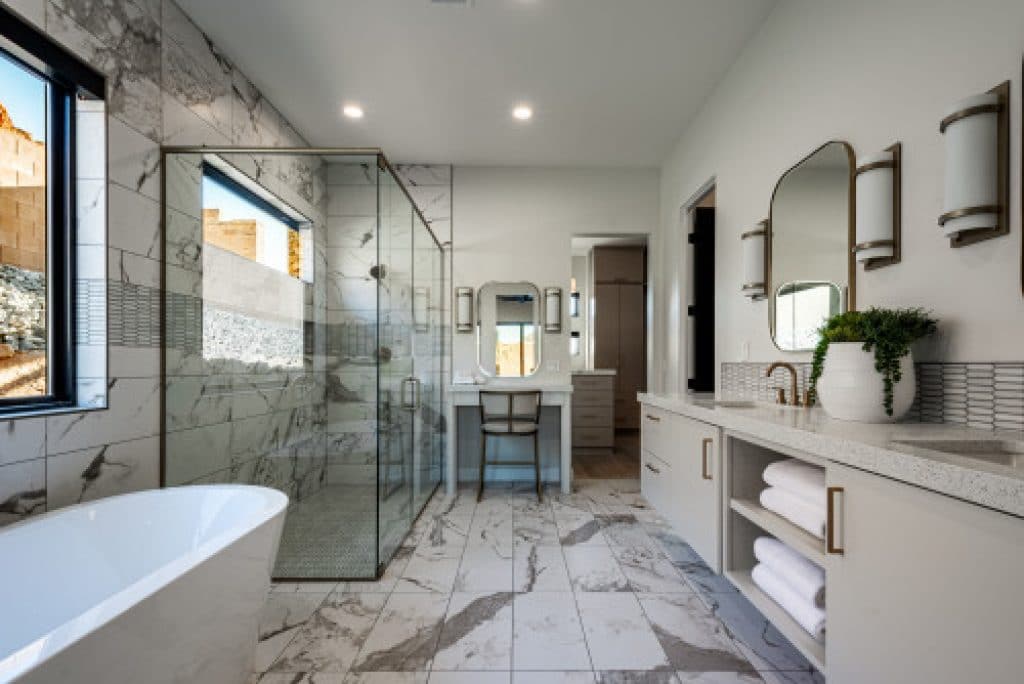 modern retreat project yvonne christensen design - 140 Beautiful Bathroom remodel Ideas & Pictures - HandyMan.Guide - Bathroom Ideas