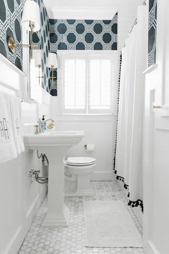 neutrals blues katy costner interiors - Small Bathroom Remodel Ideas - HandyMan.Guide -