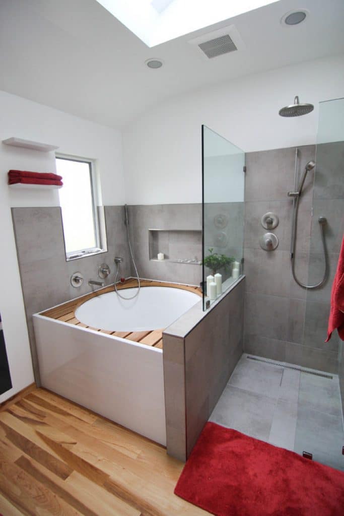 round tub bathroom steines architecture - Small Bathroom Remodel Ideas - HandyMan.Guide -