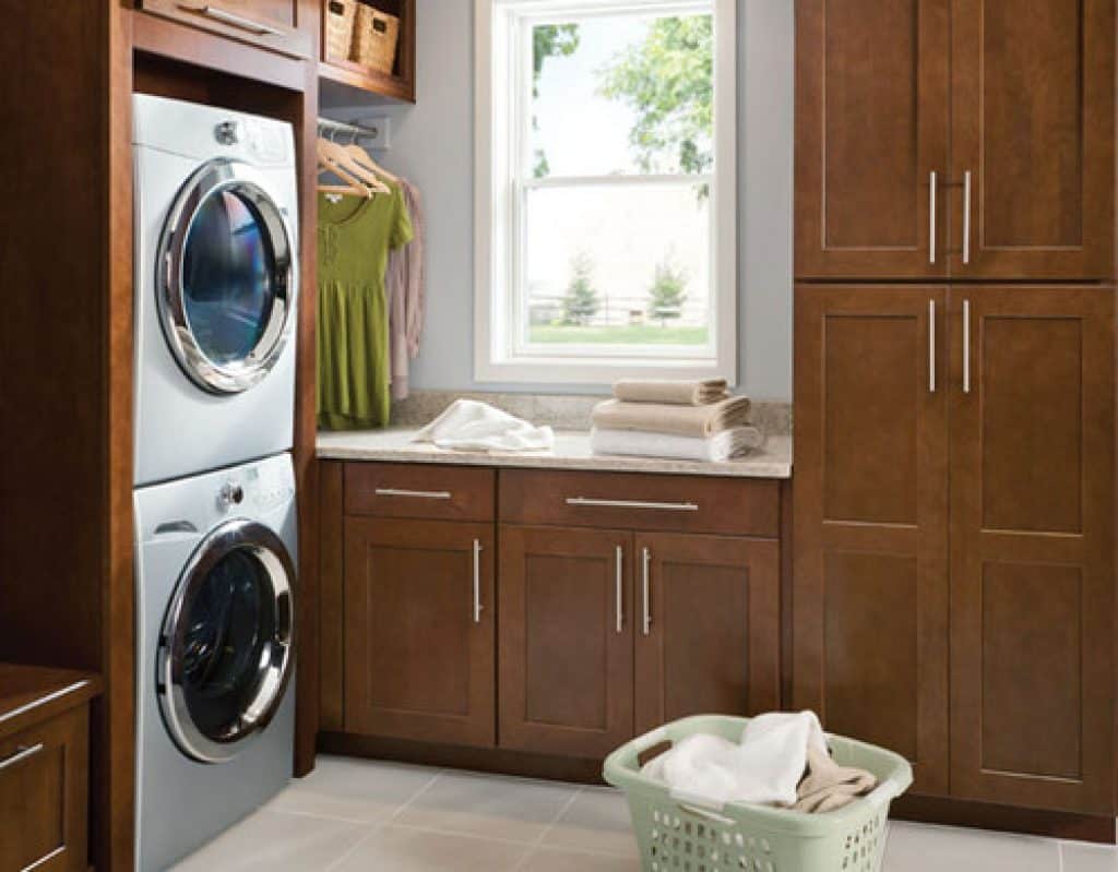 shenandoah cabinetry lowe s of silverdale wa - laundry room ideas - HandyMan.Guide -