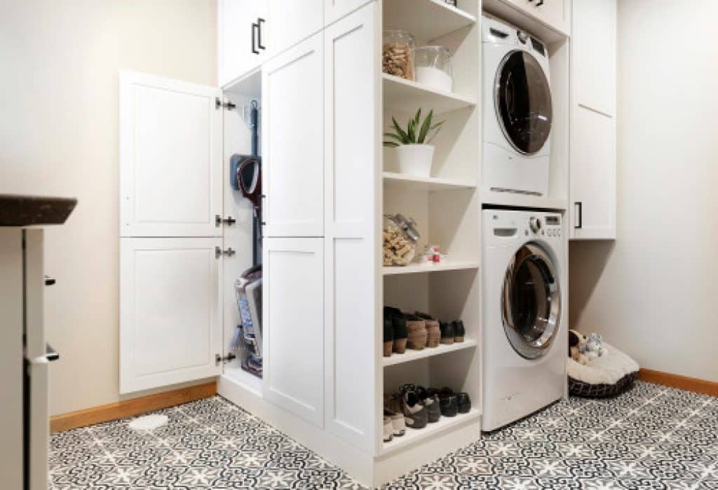 transitional laundry room - laundry room ideas - HandyMan.Guide -