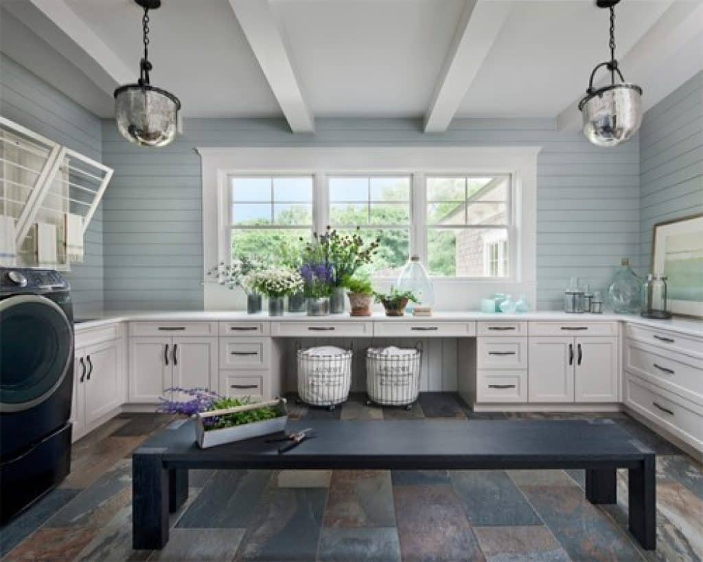 transitional shingle style ellwood interiors - laundry room ideas - HandyMan.Guide -