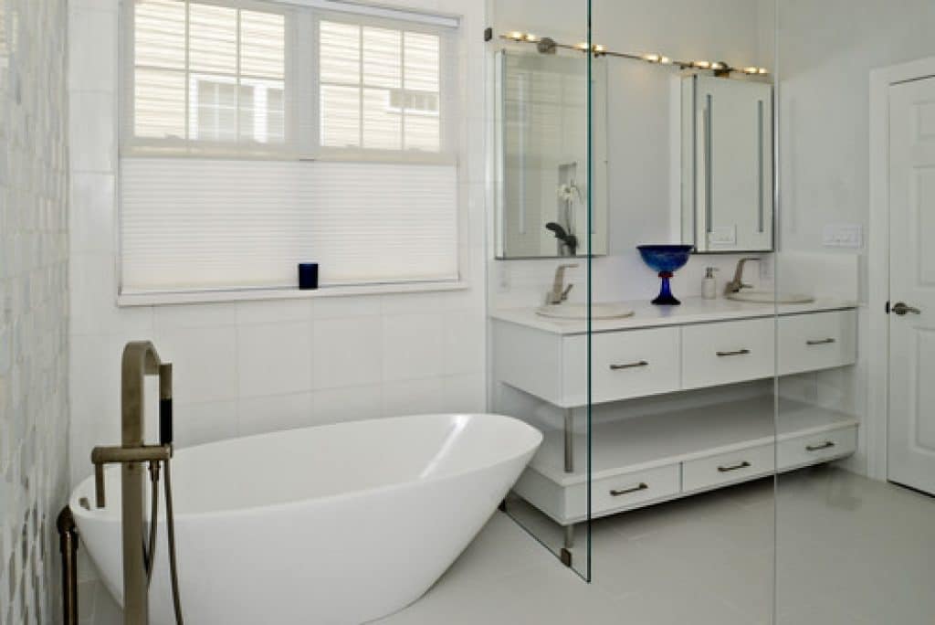 undeniably a spa feeling in a stunning master bathroom remodel in haymarket va michael nash design build and homes - 140 Beautiful Bathroom remodel Ideas & Pictures - HandyMan.Guide - Bathroom Ideas
