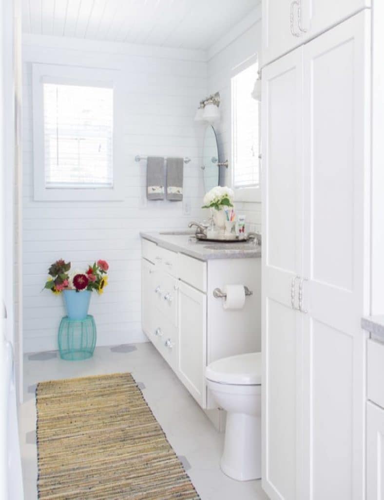 white cottage bathroom karr bick kitchen and bath - Small Bathroom Remodel Ideas - HandyMan.Guide -