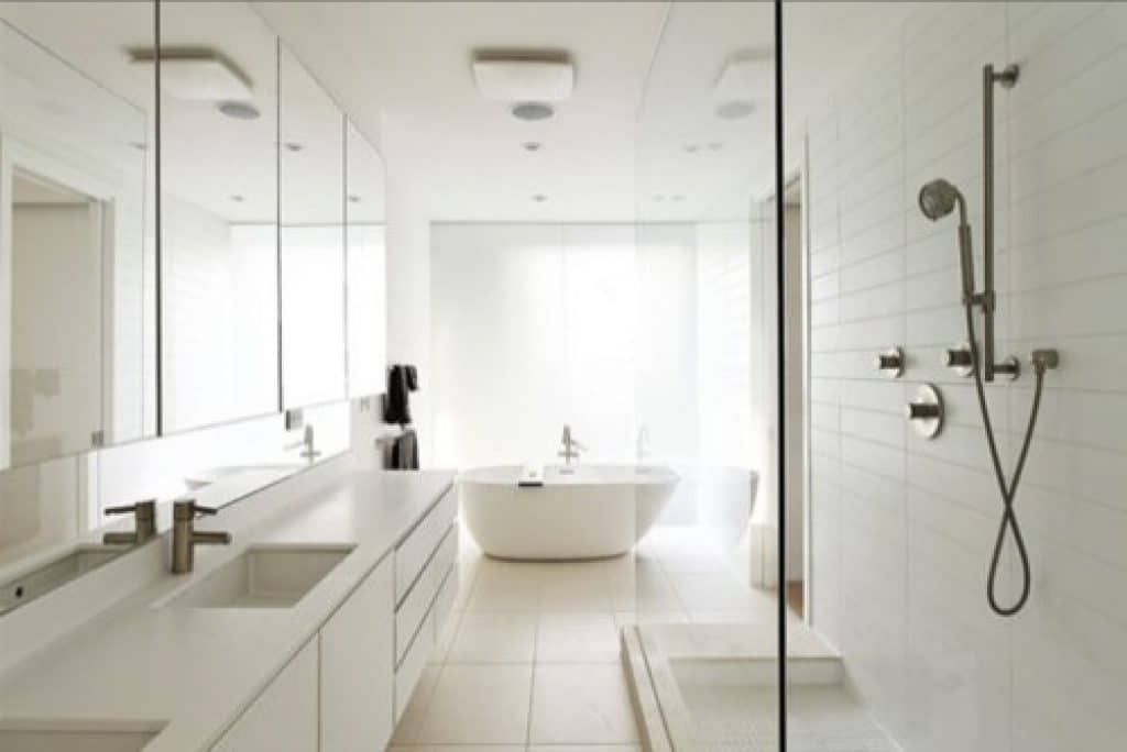 white vanity toronto true cut cabinetry - 140 Beautiful Bathroom remodel Ideas & Pictures - HandyMan.Guide - Bathroom Ideas