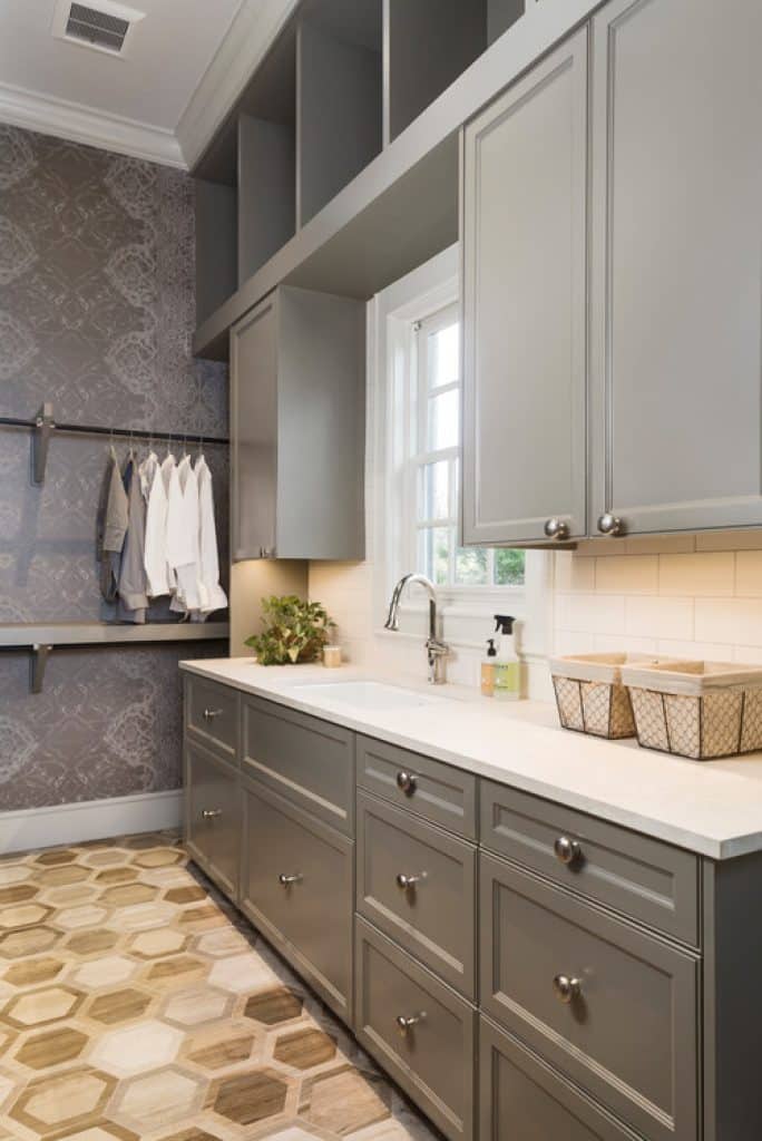 casual french elegance in rob roy cgands design build - 152 Great Laundry Room Ideas to Maximize Your Laundry Space - HandyMan.Guide - Laundry Room Ideas