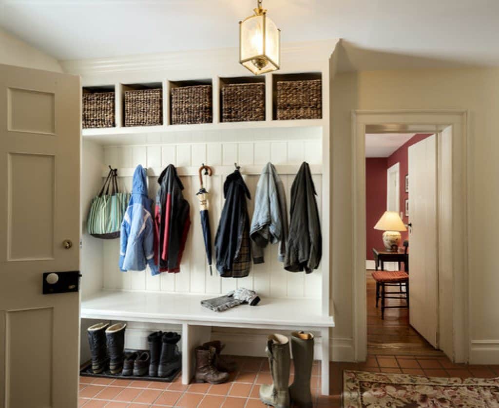 coats and cubbies crisp architects - 152 Mudroom Ideas & Pictures to Enhance the Entry Points in Your Home - HandyMan.Guide - Mudroom