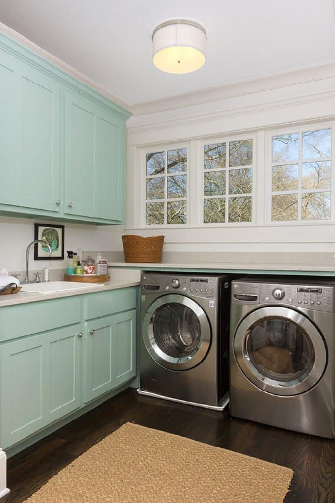 colorful and cheery colordrunk designs - 152 Great Laundry Room Ideas to Maximize Your Laundry Space - HandyMan.Guide - Laundry Room Ideas