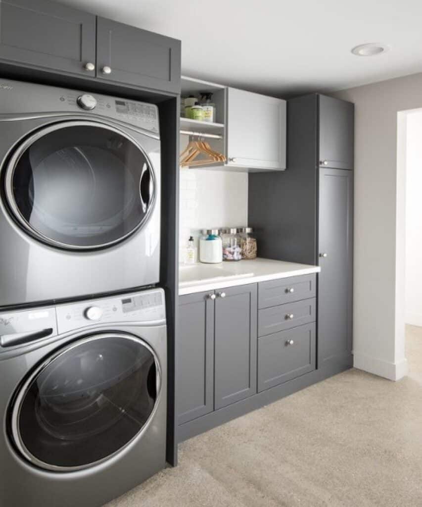 design ideas featuring inspired closets inspired closets by organized spaces - 152 Great Laundry Room Ideas to Maximize Your Laundry Space - HandyMan.Guide - Laundry Room Ideas