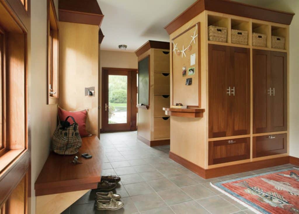 double take sv design - 152 Mudroom Ideas & Pictures to Enhance the Entry Points in Your Home - HandyMan.Guide - Mudroom