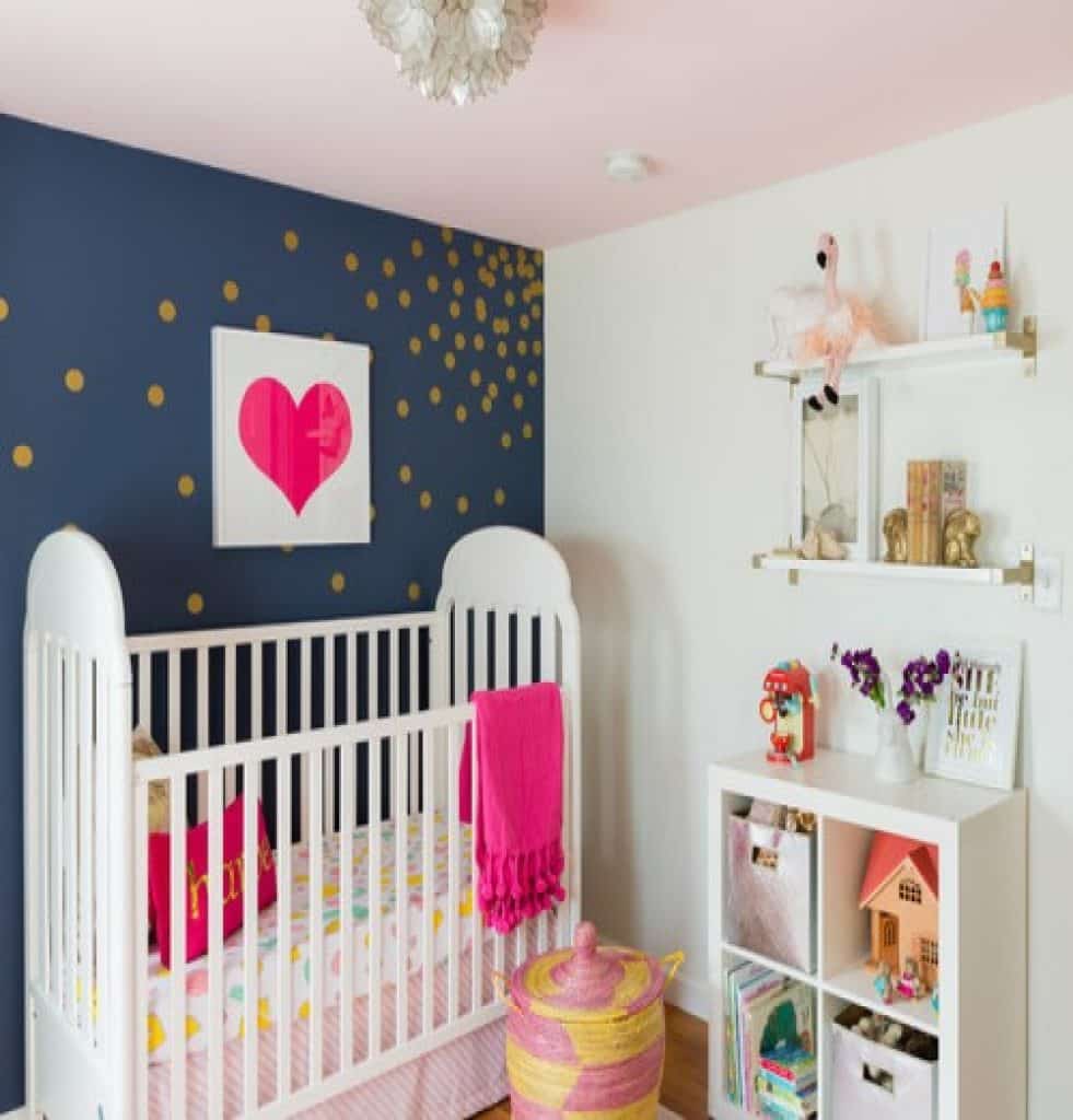 featured in the boston globe magazine reinvented bedrooms for three little girls jessica delaney photography - 152 Baby Girl Nursery Ideas: Create Your Dream Baby Room with These - HandyMan.Guide - Baby Girl Nursery Ideas