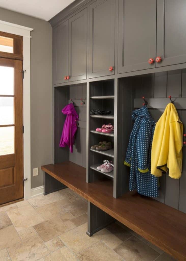 lake elmo greek revival farmhouse ron brenner architects - 152 Mudroom Ideas & Pictures to Enhance the Entry Points in Your Home - HandyMan.Guide - Mudroom
