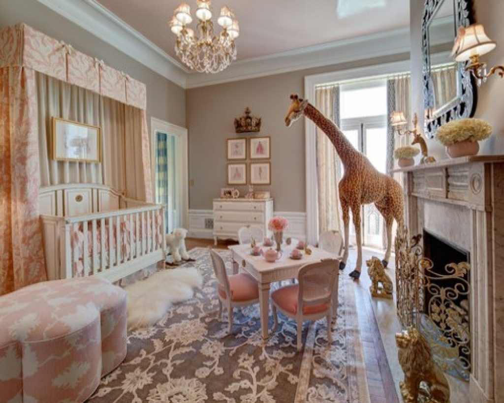 mansion in may 2014 la petite rose nursery kristin ashley interiors - 152 Baby Girl Nursery Ideas: Create Your Dream Baby Room with These - HandyMan.Guide - Baby Girl Nursery Ideas