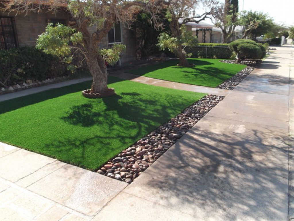 amazing before and after photos synlawn - 152 Easy and Effective Front Yard Landscaping Ideas & Pictures - HandyMan.Guide - Front Yard Landscaping Ideas