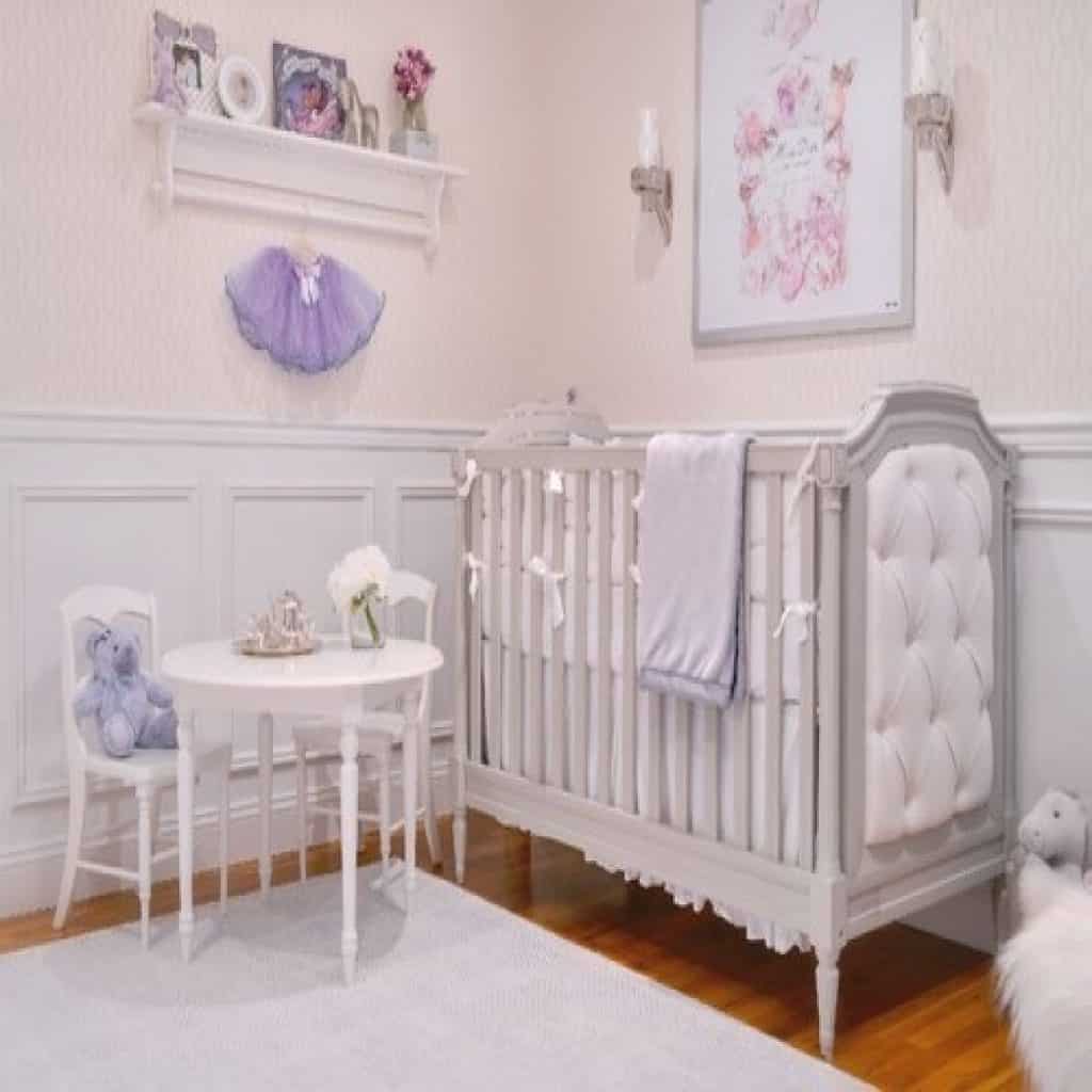 baby girl s lavender nursery jeanne campana design 1 - 152 Baby Girl Nursery Ideas: Create Your Dream Baby Room with These - HandyMan.Guide - Baby Girl Nursery Ideas