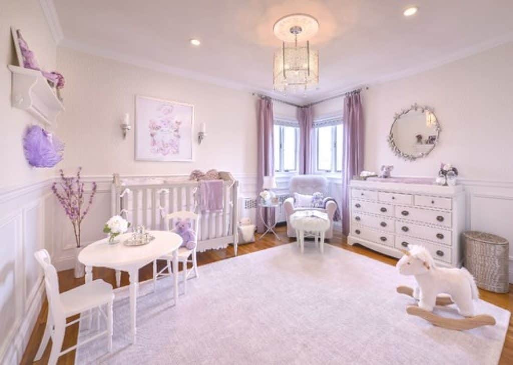 baby girl s lavender nursery jeanne campana design - 152 Baby Girl Nursery Ideas: Create Your Dream Baby Room with These - HandyMan.Guide - Baby Girl Nursery Ideas