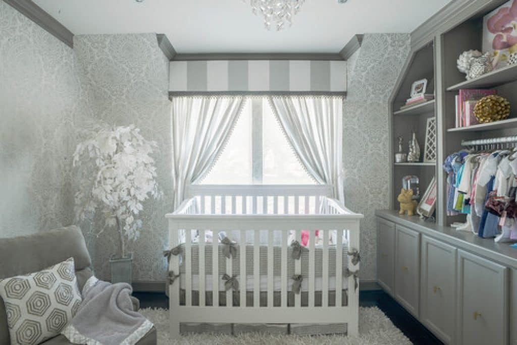 baby glam nursery henry kate design co - 152 Baby Girl Nursery Ideas: Create Your Dream Baby Room with These - HandyMan.Guide - Baby Girl Nursery Ideas