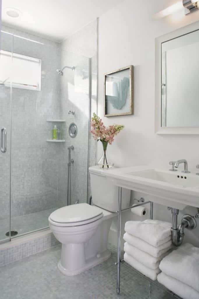 bathroom sheila rich interiors llc - 152 Small Bathroom Remodel Ideas & Pictures for 2023 - HandyMan.Guide - Small Bathroom