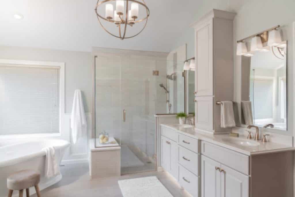 bright and elegant chesterfield master bath remodel liston design build - 152 Master Bathroom Ideas & Pictures to Transform Your Space - HandyMan.Guide - Master Bathroom Ideas