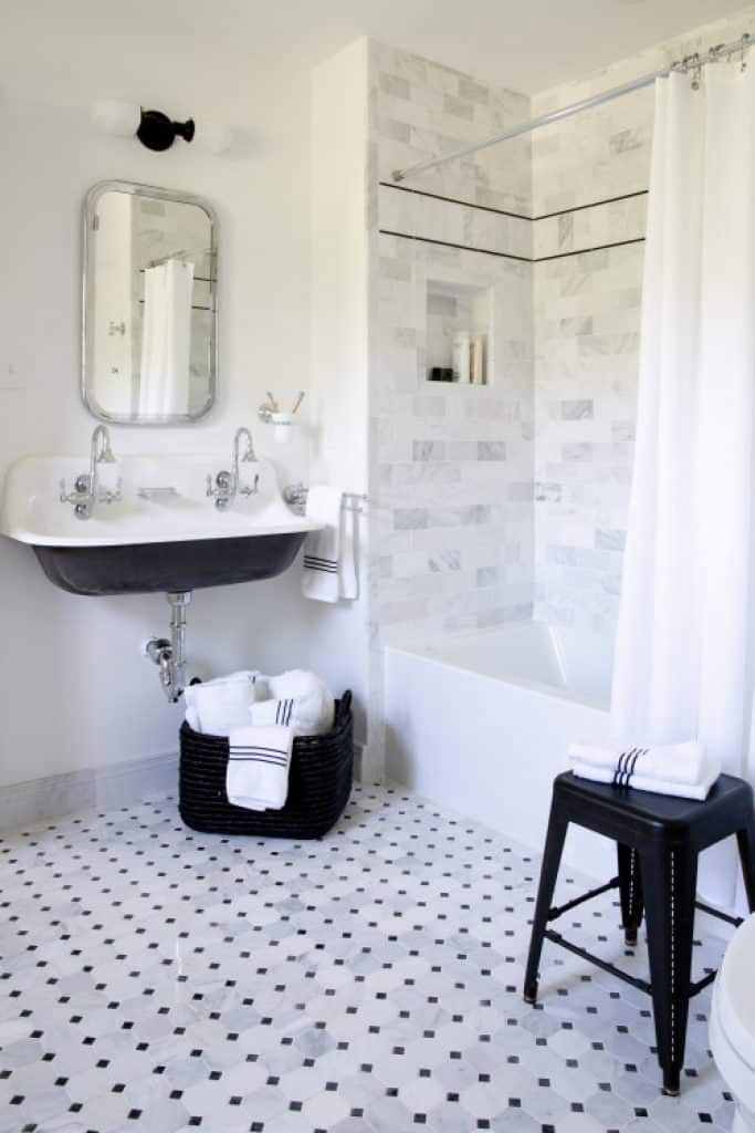 charming jack and jill bathroom megan brakefield interiors - 152 Small Bathroom Remodel Ideas & Pictures for 2023 - HandyMan.Guide - Small Bathroom
