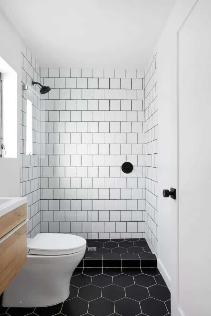 hancock park modern organic renovation shapeside - 152 Small Bathroom Remodel Ideas & Pictures for 2022 - HandyMan.Guide - Small Bathroom