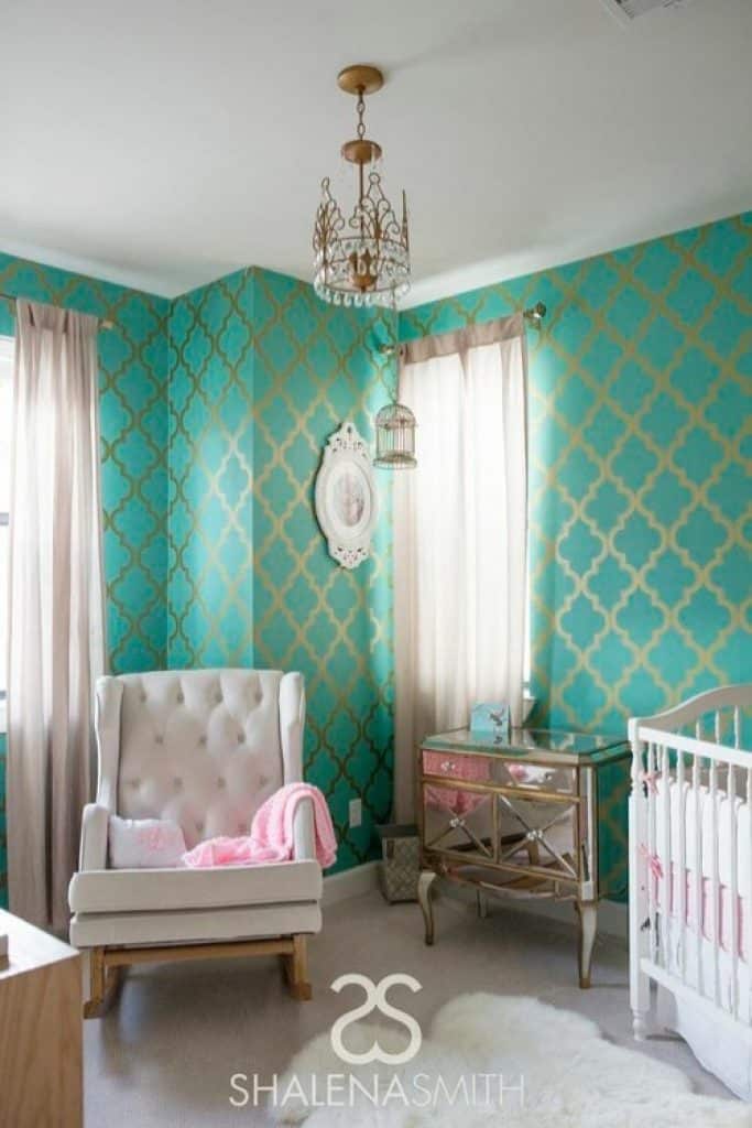 hollywood glam nursery on a budget shalena smith interiors - 152 Baby Girl Nursery Ideas: Create Your Dream Baby Room with These - HandyMan.Guide - Baby Girl Nursery Ideas