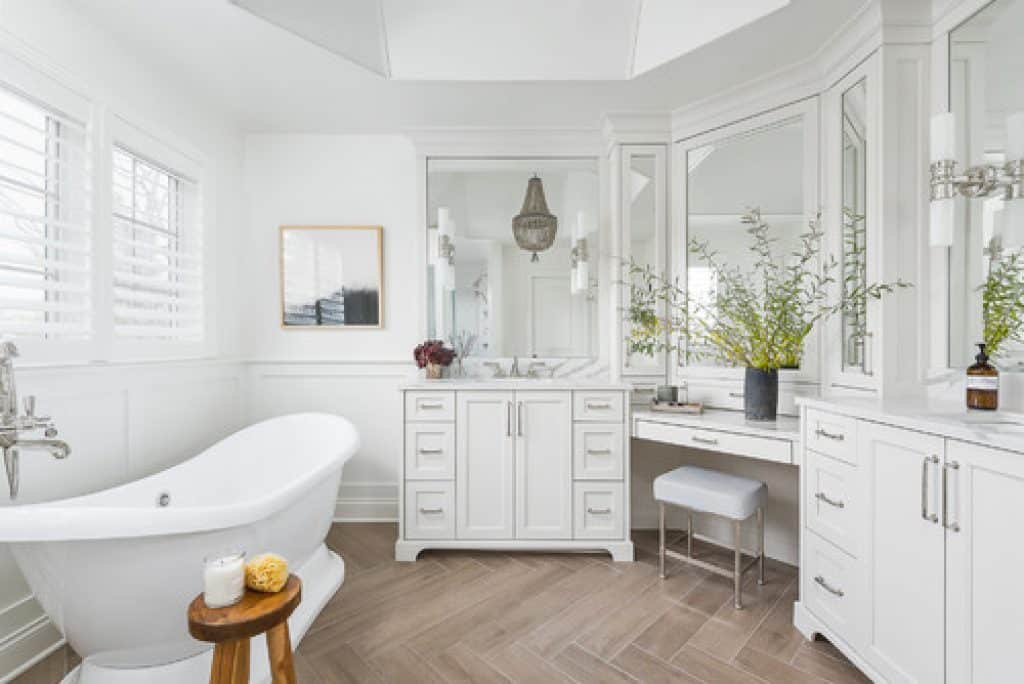 holmes ave master bath laundry and powder room plain and posh - 152 Master Bathroom Ideas & Pictures to Transform Your Space - HandyMan.Guide - Master Bathroom Ideas