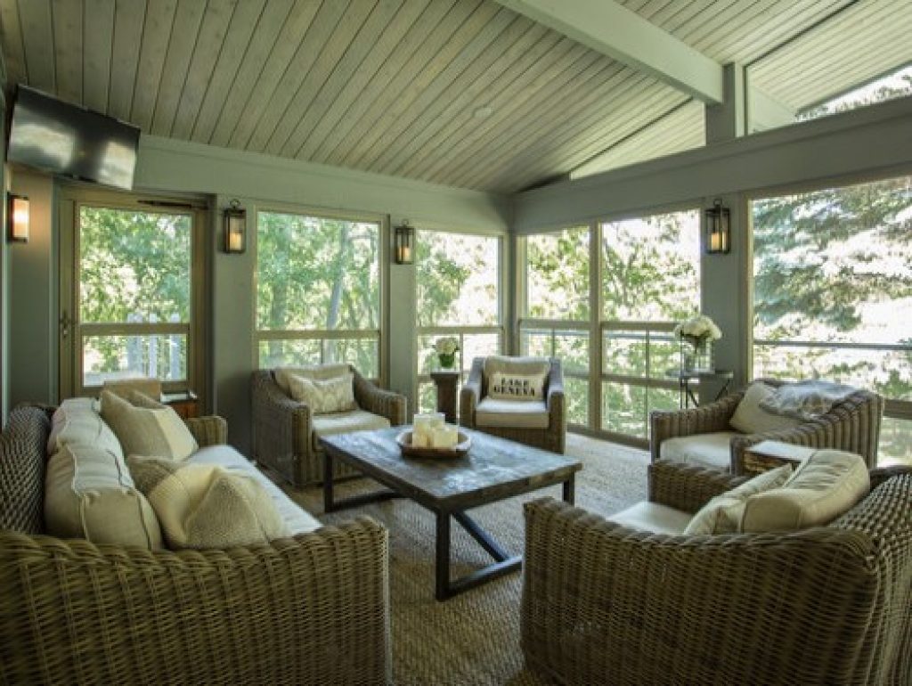 lake geneva summer house remodel cynthia b wilson interior design - 152 Great Screened-In Porch Ideas & Pictures - HandyMan.Guide - Screened-In Porch