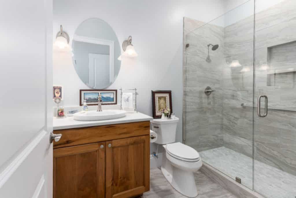 lindon residence the cabinet gallery 1 - 152 Small Bathroom Remodel Ideas & Pictures for 2022 - HandyMan.Guide - Small Bathroom