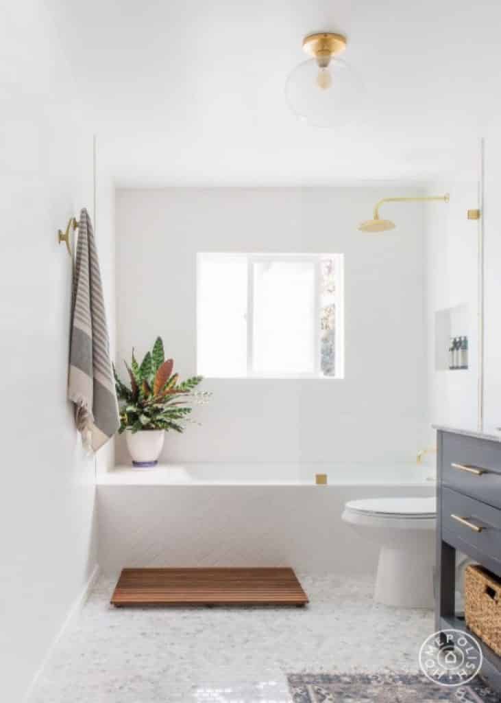 master bathroom nine dot design - 152 Small Bathroom Remodel Ideas & Pictures for 2022 - HandyMan.Guide - Small Bathroom