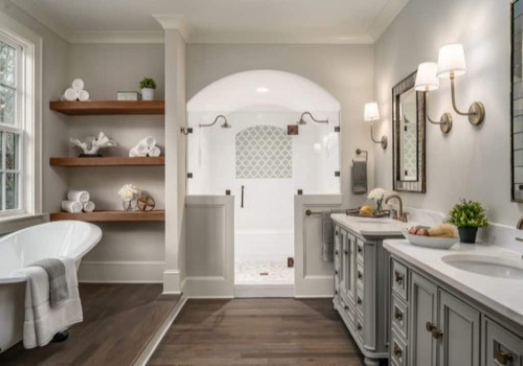 mcclintock house frusterio design inc - 152 Master Bathroom Ideas & Pictures to Transform Your Space - HandyMan.Guide - Master Bathroom Ideas