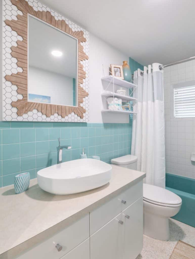 sailfish gulf suites renovation on holmes beach orange moon interiors - 152 Small Bathroom Remodel Ideas & Pictures for 2022 - HandyMan.Guide - Small Bathroom