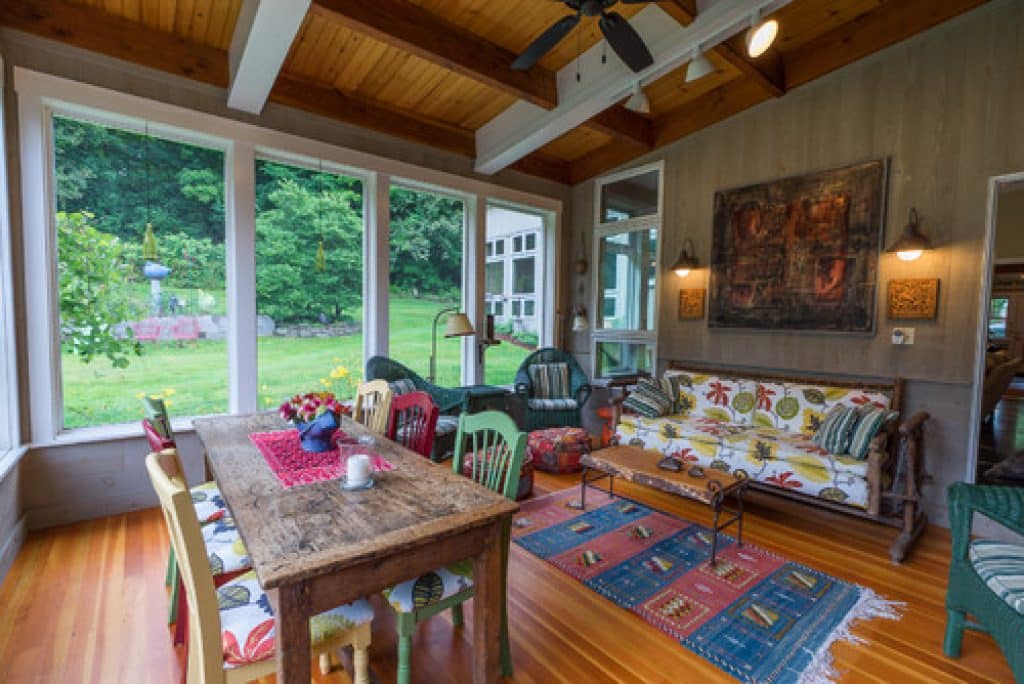 stowe vermont eclectic modern cottage patterson and smith construction inc - 152 Great Screened-In Porch Ideas & Pictures - HandyMan.Guide - Screened-In Porch