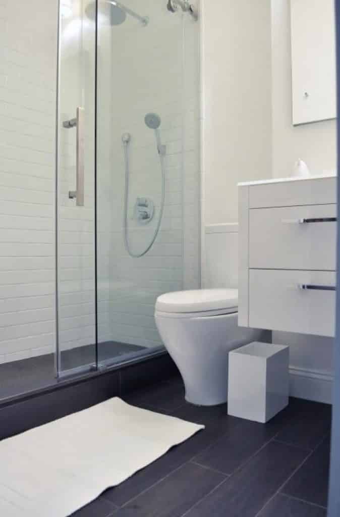 upper west side nyc white modern bathroom remodel myhome design and remodeling - 152 Small Bathroom Remodel Ideas & Pictures for 2023 - HandyMan.Guide - Small Bathroom