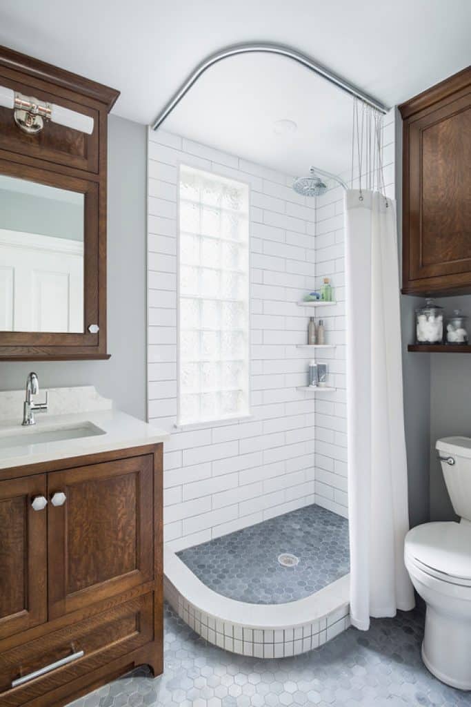 uptown bath kate roos design llc - 152 Small Bathroom Remodel Ideas & Pictures for 2022 - HandyMan.Guide - Small Bathroom