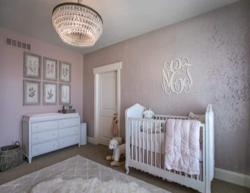 vintage glam nursery amanda mathews design - 152 Baby Girl Nursery Ideas: Create Your Dream Baby Room with These - HandyMan.Guide - Baby Girl Nursery Ideas