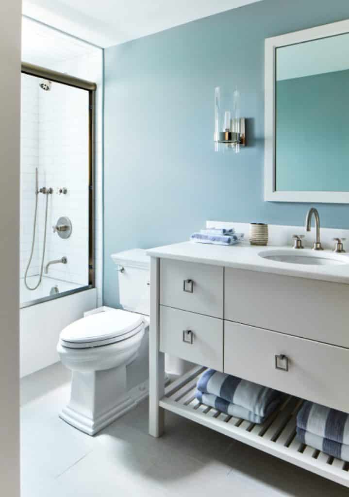 westport transitional karen berkemeyer home - 152 Small Bathroom Remodel Ideas & Pictures for 2023 - HandyMan.Guide - Small Bathroom