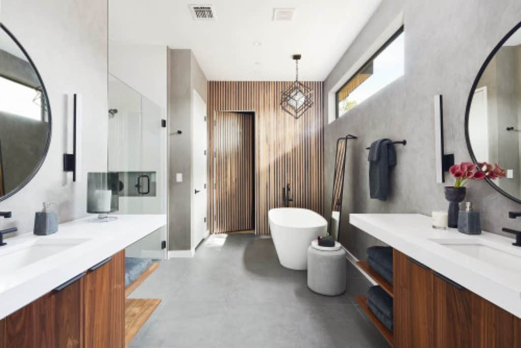 ziler custom build slic design - 152 Master Bathroom Ideas & Pictures to Transform Your Space - HandyMan.Guide - Master Bathroom Ideas